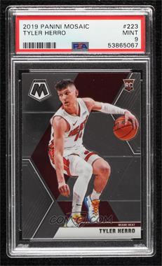 2019-20 Panini Mosaic - [Base] #223.1 - Rookies - Tyler Herro (White Jersey) [PSA 9 MINT]