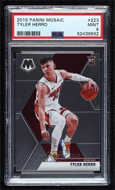 2019-20 Panini Mosaic - [Base] #223.1 - Rookies - Tyler Herro (White Jersey) [PSA 9 MINT]