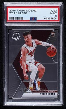 2019-20 Panini Mosaic - [Base] #223.1 - Rookies - Tyler Herro (White Jersey) [PSA 9 MINT]