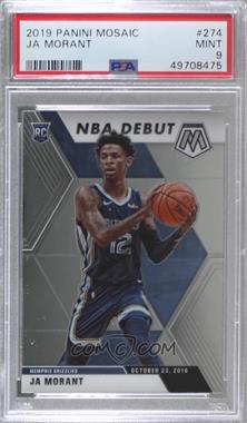 2019-20 Panini Mosaic - [Base] #274 - NBA Debut - Ja Morant [PSA 9 MINT]