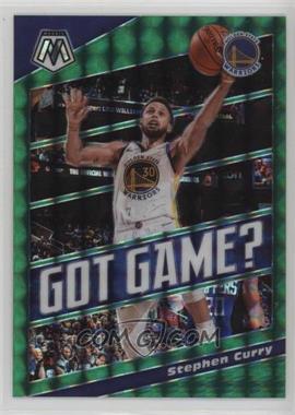 2019-20 Panini Mosaic - Got Game? - Mosaic Green Prizm #9 - Stephen Curry