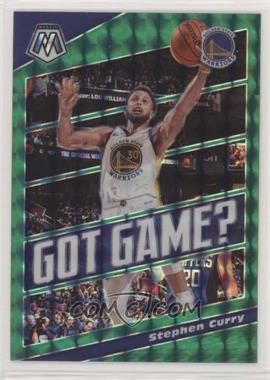 2019-20 Panini Mosaic - Got Game? - Mosaic Green Prizm #9 - Stephen Curry