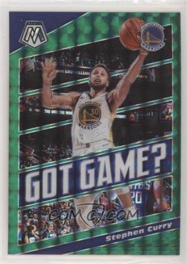 2019-20 Panini Mosaic - Got Game? - Mosaic Green Prizm #9 - Stephen Curry