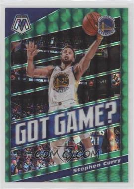 2019-20 Panini Mosaic - Got Game? - Mosaic Green Prizm #9 - Stephen Curry