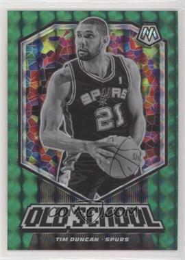 2019-20 Panini Mosaic - Old School - Mosaic Green #20 - Tim Duncan