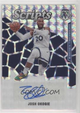 2019-20 Panini Mosaic - Scripts #SC-JOK - Josh Okogie