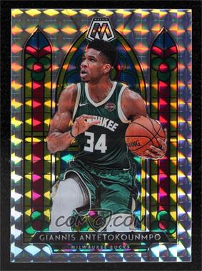 2019-20 Panini Mosaic - Stained Glass #7 - Giannis Antetokounmpo