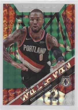 2019-20 Panini Mosaic - Will to Win - Mosaic Green #19 - Damian Lillard