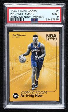 2019-20 Panini NBA Hoops - Arriving Now - Winter #2 - Zion Williamson [PSA 9 MINT]