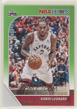 2019-20 Panini NBA Hoops - [Base] - Neon Green #177 - Kawhi Leonard