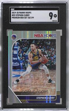 2019-20 Panini NBA Hoops - [Base] - Premium Box Set #59 - Stephen Curry /199 [SGC 9 MINT]