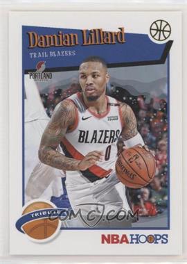 2019-20 Panini NBA Hoops - [Base] - Winter #291 - Hoops Tribute - Damian Lillard