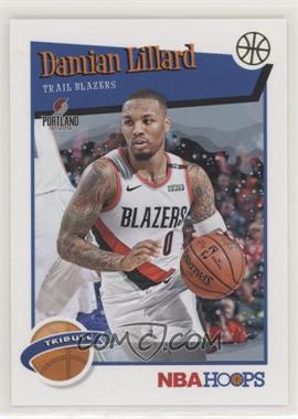 2019-20 Panini NBA Hoops - [Base] - Winter #291 - Hoops Tribute - Damian Lillard