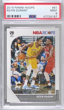 2019-20 Panini NBA Hoops - [Base] #61 - Kevin Durant [PSA 9 MINT]