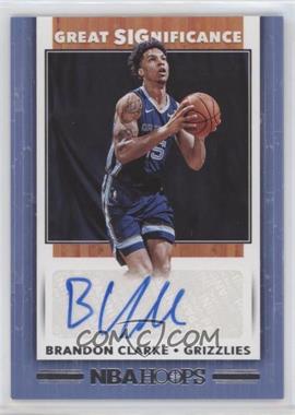 2019-20 Panini NBA Hoops - Great SIGnificance #GS-BCL - Brandon Clarke