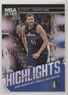 2019 20 Panini Nba Hoops Highlights 3 Dirk Nowitzki