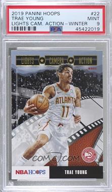 2019-20 Panini NBA Hoops - Lights Camera Action - Winter #22 - Trae Young [PSA 9 MINT]