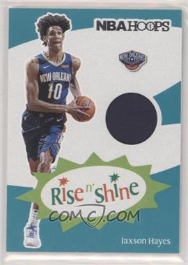 2019-20 Panini NBA Hoops - Rise N Shine Memorabilia #RS-JXH - Jaxson Hayes