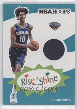 2019-20 Panini NBA Hoops - Rise N Shine Memorabilia #RS-JXH - Jaxson Hayes