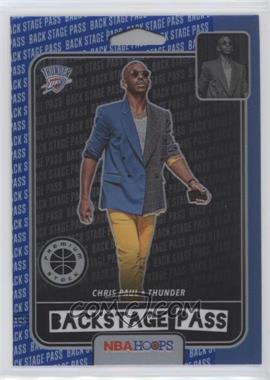 2019-20 Panini NBA Hoops Premium Stock - Back Stage Pass - Blue #2 - Chris Paul