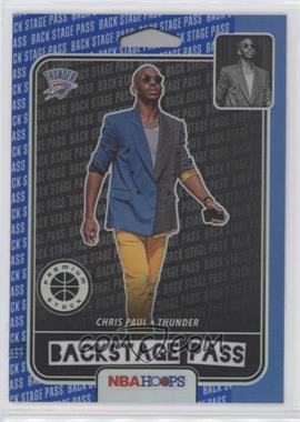 2019-20 Panini NBA Hoops Premium Stock - Back Stage Pass - Blue #2 - Chris Paul