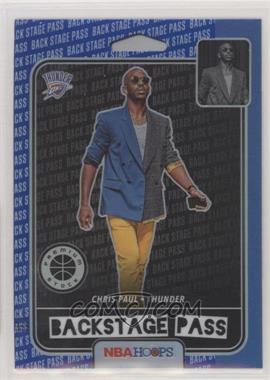 2019-20 Panini NBA Hoops Premium Stock - Back Stage Pass - Blue #2 - Chris Paul