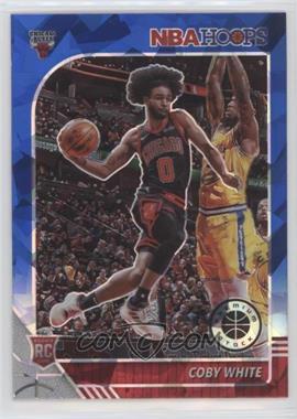 2019-20 Panini NBA Hoops Premium Stock - [Base] - Blue Cracked Ice Prizm #204 - Coby White