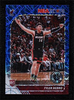 2019-20 Panini NBA Hoops Premium Stock - [Base] - Blue Lazer Prizm #210 - Tyler Herro /99