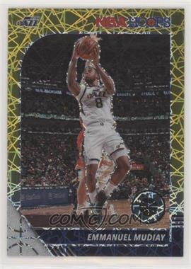 2019-20 Panini NBA Hoops Premium Stock - [Base] - Gold Lazer Prizm #124 - Emmanuel Mudiay /10