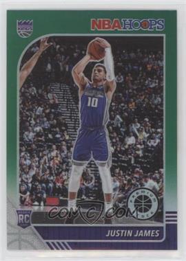 2019-20 Panini NBA Hoops Premium Stock - [Base] - Green Prizm #244 - Justin James