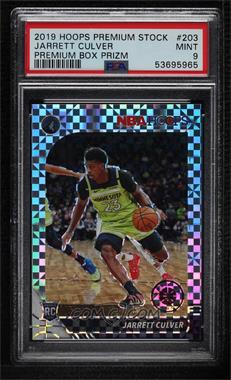 2019-20 Panini NBA Hoops Premium Stock - [Base] - Premium Box Set Prizm #203 - Jarrett Culver /149 [PSA 9 MINT]