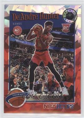 2019-20 Panini NBA Hoops Premium Stock - [Base] - Red Cracked Ice Prizm #299 - Hoops Tribute - De'Andre Hunter