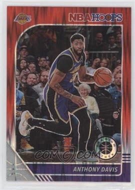 2019-20 Panini NBA Hoops Premium Stock - [Base] - Red Flash Prizm #89 - Anthony Davis