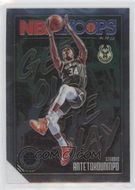 2019-20 Panini NBA Hoops Premium Stock - Get Out the Way #14 - Giannis Antetokounmpo