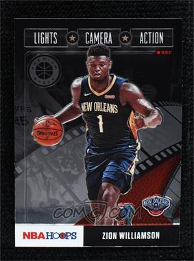 2019-20 Panini NBA Hoops Premium Stock - Lights Camera Action #10 - Zion Williamson