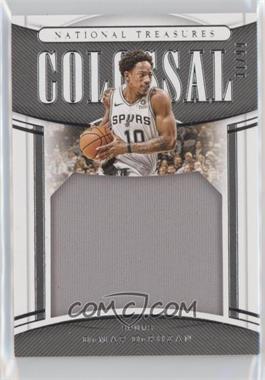 2019-20 Panini National Treasures - Colossal Materials #CLM-DMD - DeMar DeRozan /99