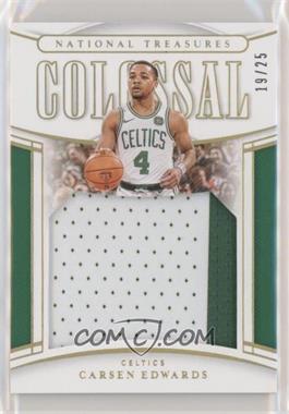 2019-20 Panini National Treasures - Colossal Rookie Materials - Prime #CRM-CEW - Carsen Edwards /25