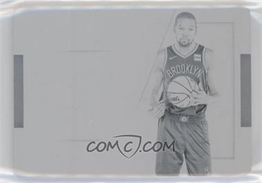 2019-20 Panini National Treasures - Definitive Ink - Printing Plate Black #DI-KDR - Kevin Durant /1