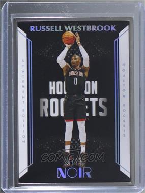 2019-20 Panini Noir - [Base] #229 - Metal Frame Statement Edition - Russell Westbrook /25