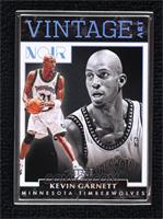 Metal Frame Vintage Art - Kevin Garnett #/25