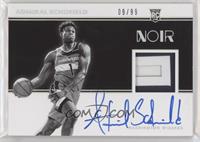 Rookie Patch Autographs Black and White - Admiral Schofield #/99