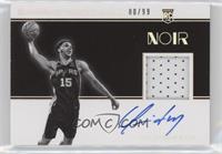 Rookie Patch Autographs Black and White - Quinndary Weatherspoon #/99