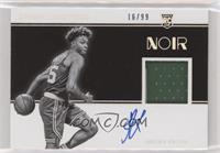 Rookie Patch Autographs Black and White - Romeo Langford #/99