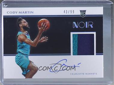 2019-20 Panini Noir - [Base] #374 - Rookie Patch Autographs Color - Cody Martin /99