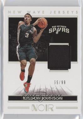 2019-20 Panini Noir - New Wave Jerseys #NW-KJN - Keldon Johnson /99