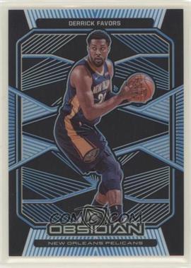 2019-20 Panini Obsidian - [Base] - 1st Off the Line Electric Etch Blue #48 - Derrick Favors /16