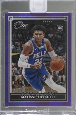 2019-20 Panini One and One - [Base] - Purple #133 - Rookies - Matisse Thybulle /20 [Uncirculated]