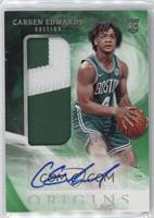 Rookie Jersey Autographs - Carsen Edwards #/5