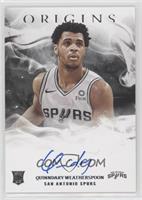 Rookie Autograph - Quinndary Weatherspoon