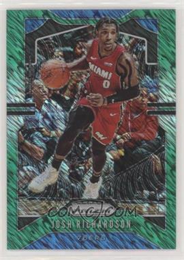 2019-20 Panini Prizm - [Base] - 1st Off the Line Green Shimmer #147 - Josh Richardson (Line of Text on Top of Back) /25